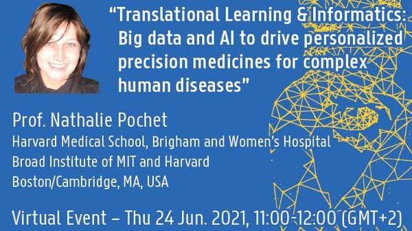UGent Data Science Seminar with Prof. Nathalie Pochet (Broad & Harvard med school)